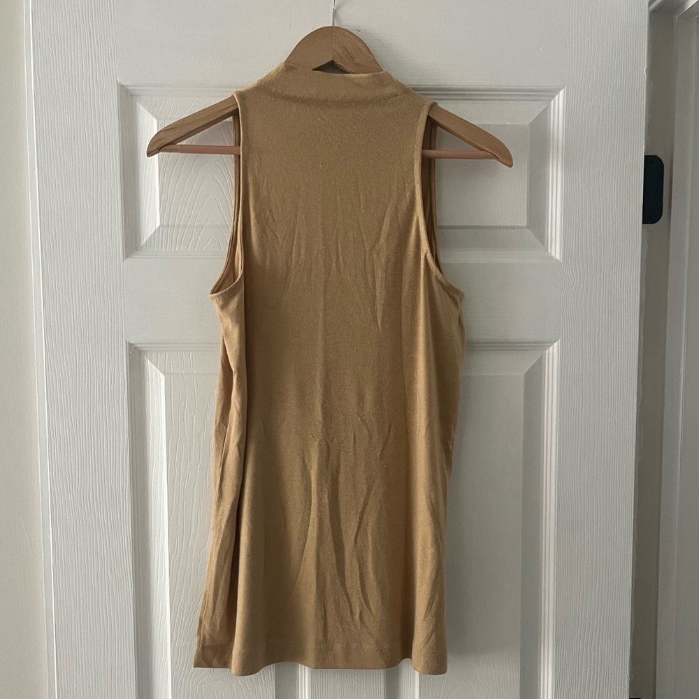 Vince High Neck Tank | Camel (S)